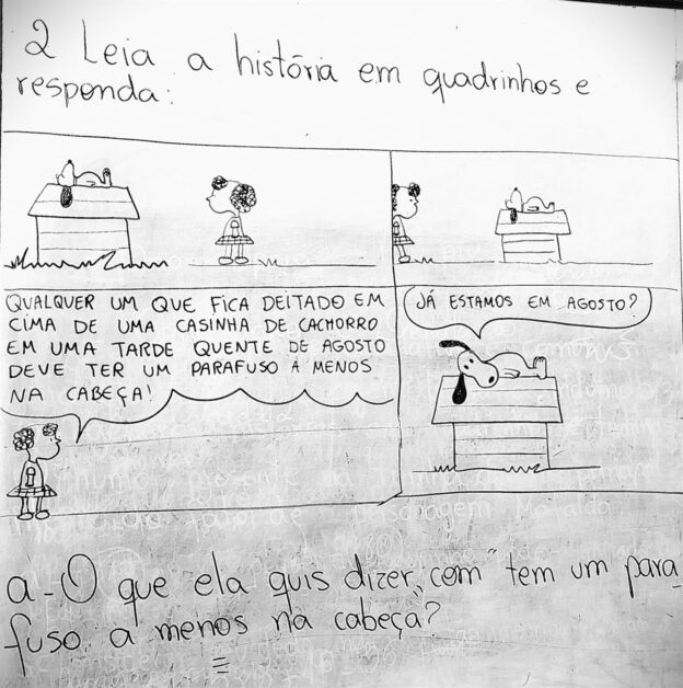 Professora do interior de Vila Pavão utiliza desenhos como ferramenta de ensino