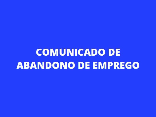 Comunicado Abandono