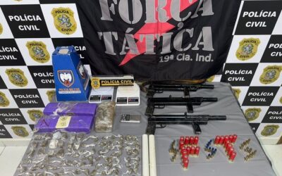 PM prende integrante de grupo criminoso e apreende armas, munição e drogas em Montanha 6