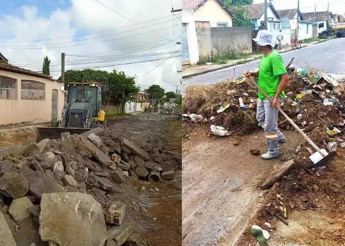 Boa Esperança inicia força-tarefa de limpeza e construção de calçadas cidadãs 1